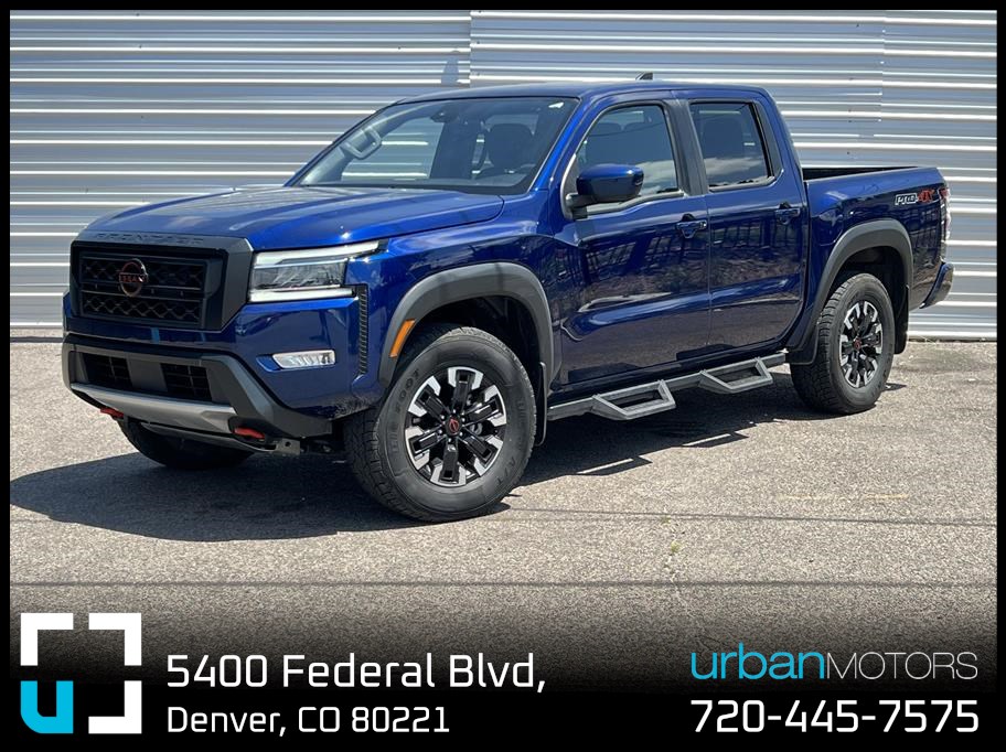 2023 nissan frontier pro 4x blue