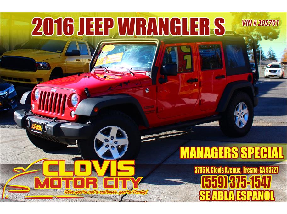 2016 Jeep Wrangler from Clovis Motor City