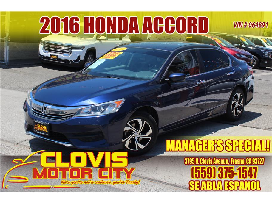 2016 Honda Accord from Clovis Motor City